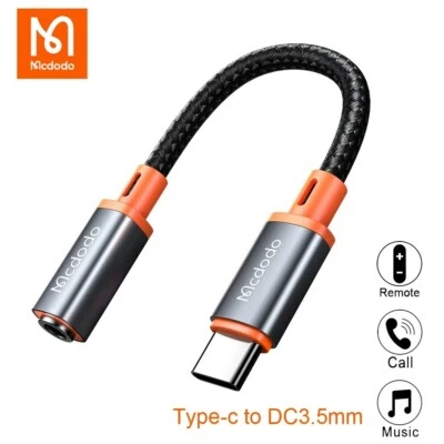Mcdodo USB Type C to 3.5mm Jack Headphone Adapter Converter For Huawei Xiaomi - Image 1 of 4