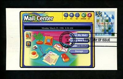 Ranto Cachet US FDC #3106 on Computer Brochure Technology 1996 - Image 1 of 2