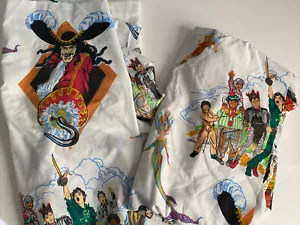 Captain Hook Movie 1991 Sheets Rare Fitted And Non Fitted Lot Of Two 👀 - Bild 1 von 7