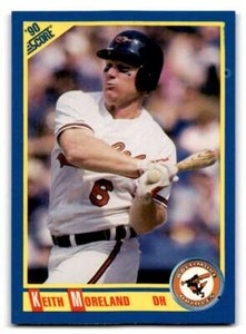 1990 Score #444 Keith Moreland  ID:46871