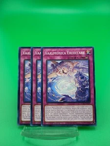 3x Vaalmonica Ereditare 1ª Edición Común ROTA-EN078 Yu-Gi-Oh! - Imagen 1 de 2
