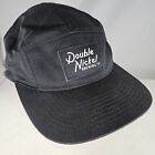 Double Nickel Brewing Co Hat Black 5 Panel Beer NJ Brewery Adjustable Clip Cap 