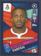 TOPPS CHAMPIONS LEAGUE-2018-19- #381-LOKOMOTIV MOSCOW-JEFFERSON FARFAN