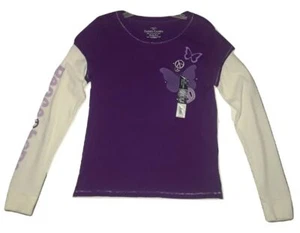 Girl's Peace Long Sleeve Shirt - Picture 1 of 2