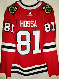 adidas Authentic NHL ADIZERO Jersey Chicago Blackhawks Marian Hossa Red Size 50 - Picture 1 of 2