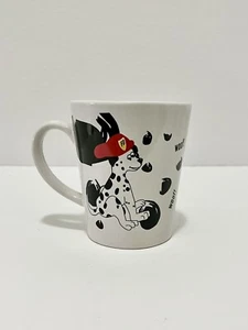 Shonfeld's Fire Department Dalmatian Coffee Mug Fire Fighter Dog Woof Cup New - Picture 1 of 7