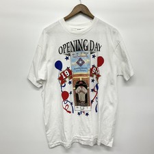 Vintage 1994 Mlb Texas Rangers Milwaukee Brewers Opening Day Baseball T-Shirt XL