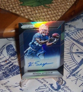 2016 Panini Prizm Rookie Auto Silver Prizm Kevon Seymour #RA-KSY Rookie Auto RC - Picture 1 of 4
