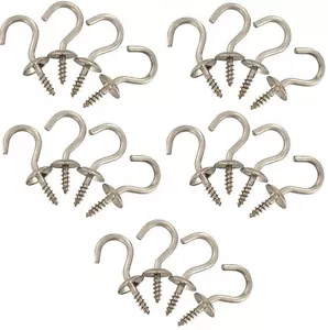 (5) National MFG N348-433 4 Packungen 3/4 Zoll Edelstahl Einschraubbecher Haken - Bild 1 von 6