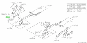 Delantal de rueda, completo, delantero, derecho para: Subaru Impreza GC8 GF8 WRX STI 98-00 - Imagen 1 de 1
