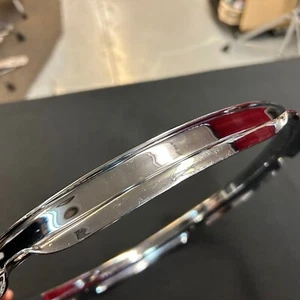 Ludwig 1960s 12in COB Chrome Over Brass Tom Batter Reso Drum Hoop - B - Picture 1 of 9