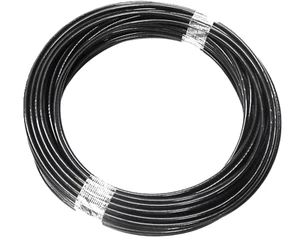 Black NYLON Coated Cable,1/8"- 3/16", 7x19, 75 ft for Fitness Machines - Picture 1 of 1
