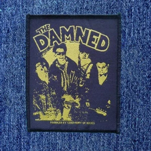 THE DAMNED - YOUNG HOT LOUD AND STIFF (NEU) AUFNÄHER PATCH OFFICIAL BAND MERCH - Bild 1 von 2