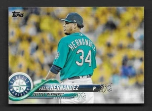 2018 Topps #567 Felix Hernandez Seattle Mariners - Picture 1 of 1