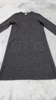 J.Jill Women's XS Petite Wool Cashmere Gray Long Sleeve Sweater Dress - Image 1 of 4