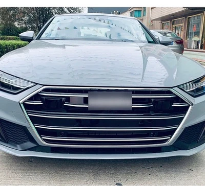 For Audi A7 S7 to RS7 Front bumper mesh Grill Grill Acc hole 2019 2020 2021-2022 - Image 1 of 4