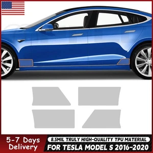 For Tesla Model S 2016-2020 Door Corner PreCut PPF Paint Protection Film 8.5Mil - Picture 1 of 20