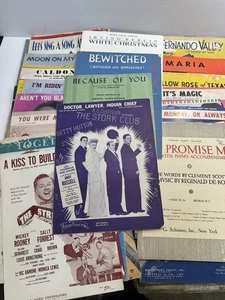95+ Lot 1940ish Sheet Music. Musicals Showtunes Pop Hits - Picture 1 of 8