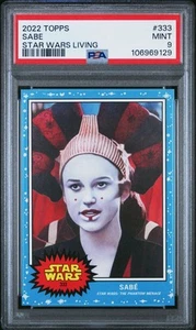 2022 Topps Star Wars Living Set #333 Sabé PSA 9 Mint 106969129 - Picture 1 of 2