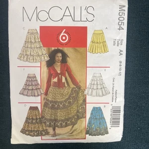 McCalls 5054 NEW Layer Tiered Skirts Size 6-12 - Picture 1 of 7