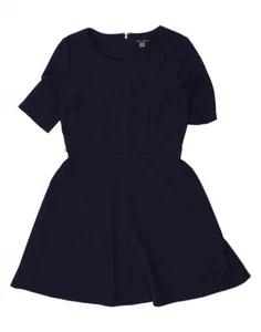 Tommy Hilfiger Mädchen Kleid Kurzarm Schürze 11-12 Jahre dunkelblau RY05 - Bild 1 von 3