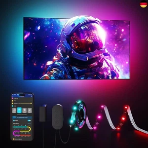 Govee LED TV Hintergrundbeleuchtung 2,4 M, RGBIC LED Strip für 40-50 Zoll  - Bild 1 von 9