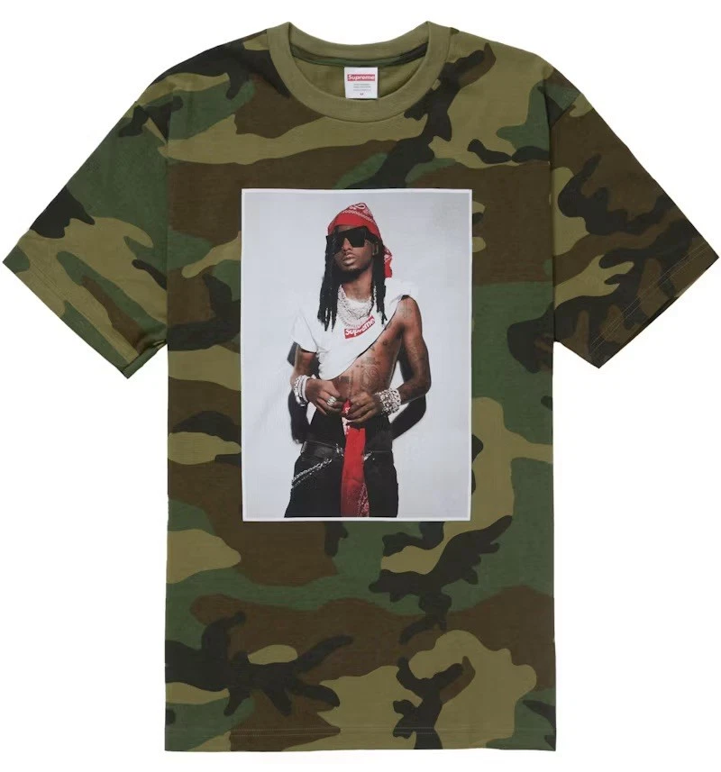 Supreme男式迷彩T恤| eBay