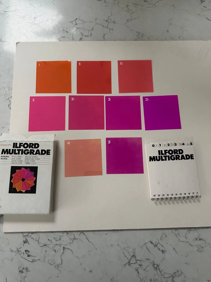 Ilford Multigrade filters - Incomplete, see photo - Image 1 of 1