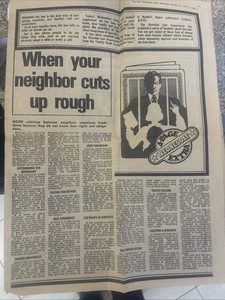 Vintage newspaper.The Sun Wednesday  21/2/1979 WhenYour Neighbours Cuts Up Rough - Bild 1 von 10