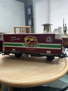 LGB 44893 G SCALE 125TH ANNIVERSARY REFRIGERATED CONTAINER CAR C7/EX RARE - Picture 1 of 8