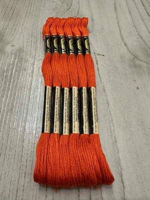 Blood Orange #900 DMC Mouline Special 25 Embroidery Floss 8M Lot of 6 - Image 1 of 4