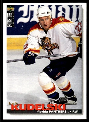 1995-96 Collector's Choice #226 Bob Kudelski Florida Panthers Hockey Card - Image 1 of 2