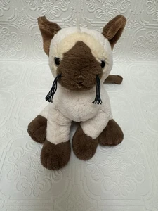 Ganz Webkinz Siamese Cat Plush Stuffed Animal Green Eyes Children’s Toy HM160 - Picture 1 of 11