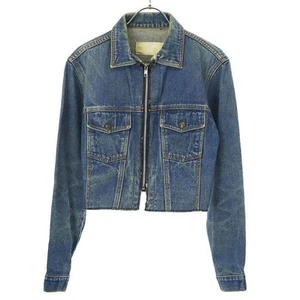 Maison Martin Margiela 1996AW White Tag Zip Up Denim Jacket Used MESC-0 - Picture 1 of 10