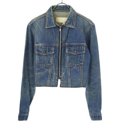 MAISON MARGIELA Giacca denim Maison Martin Margiela 1996AW bianca etichetta zip usata MESC 0