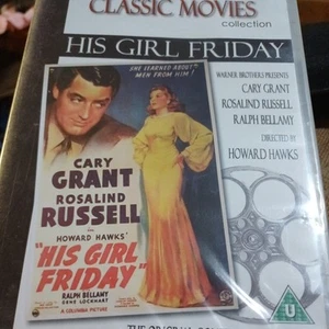 HIS GIRL FRIDAY - Cary Grant, Rosalind Russell - DVD *ORIGINAL UK ISSUE DVD - Picture 1 of 1