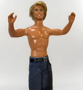 Barbie Shave Style Ken Mattel Puppe blond 1968/97 Hose Gürtel Kugelgelenk Schulter - Bild 1 von 15