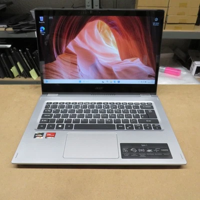 Acer Spin 3 SP314-21 Ryzen 3 3250U Windows 11 Home 14" Hybrid Tablet Laptop - Image 1 of 4