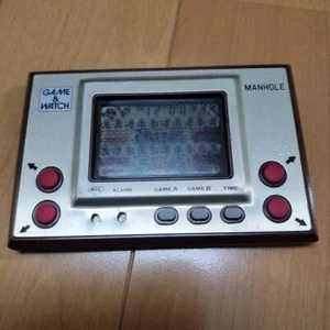 Nintendo Game & Watch Manhole MH-06 Gold Series Wide Screen Handheld used Japan - Picture 1 of 6
