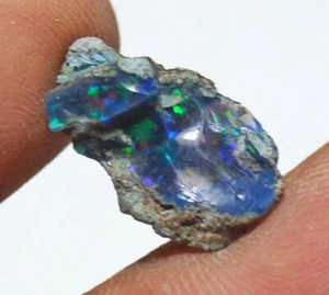 Piedra preciosa de ópalo de fuego Welo áspera ópalo etíope multi flash natural AAA de 2,50 quilates - Imagen 1 de 3
