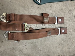 1965 THUNDERBIRD MUSTANG GALAXIE & MERCURY PAIR NON-RETRACTABLE SEAT BELTS-USED - Picture 1 of 1