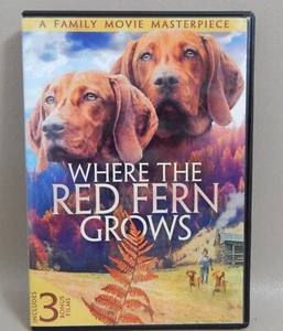 Where the Red Fern Grows DVD By Whitmore, James PLUS 3 Bonus Films - VERY GOOD - Picture 1 of 11