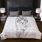 3D Animal Print Design Style Large Faux Fur Throw Sofa Bed Soft Warm Blanket