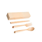 Chopsticks Spoon Fork Silverware Spoons Wooden Tableware Set Beech