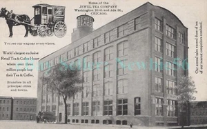 Chicago IL - JEWEL TEA FACTORY WASHINGTON BLVD & ADA STREET - Postcard West Loop - Picture 1 of 2