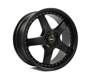 To Suit LEXUS IS WHEELS PACKAGE: 19x8.5 19x9.5 Simmons FR-1 Satin Black and R... - Picture 1 of 2