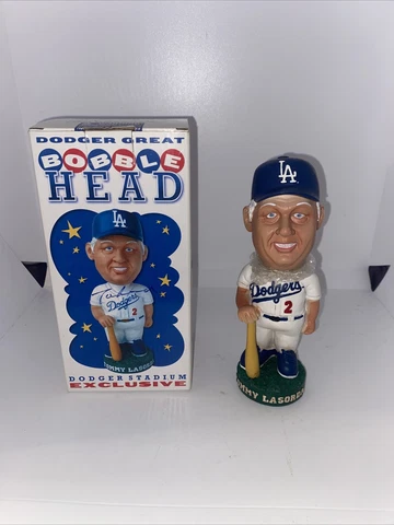 Los Angeles Dodgers Tommy Lasorda Bobblehead SGA MLB New In Box 2001 VTG Cover