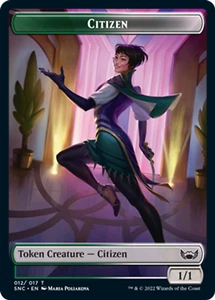 Citizen - SNC - Playset of 4 Tokens - MTG - Picture 1 of 1