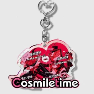 Hazbin Hotel Vox Acrylic Keychain Keyring Pendant Toy Bag Accessory Cosplay YZ - Picture 1 of 2