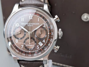Baume & Mercier Capeland 65687 Chronograph Automatic Men's 42mm Watch - Picture 1 of 19